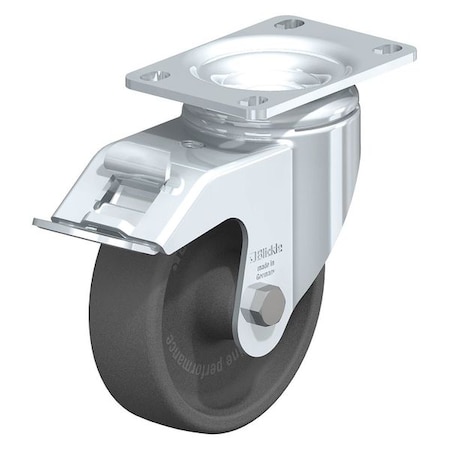 Swivel Plate Caster, Glass Nylon, 4