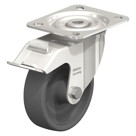 Swivel Plate Caster, Glass Nylon, 5