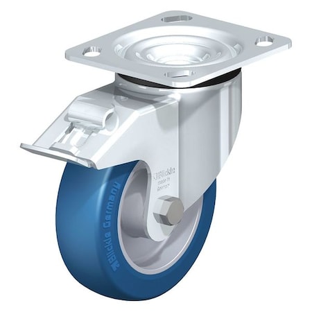 Swivel Plate Caster, PU, 5