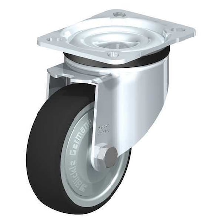 Swivel Plate Caster, PU, 4