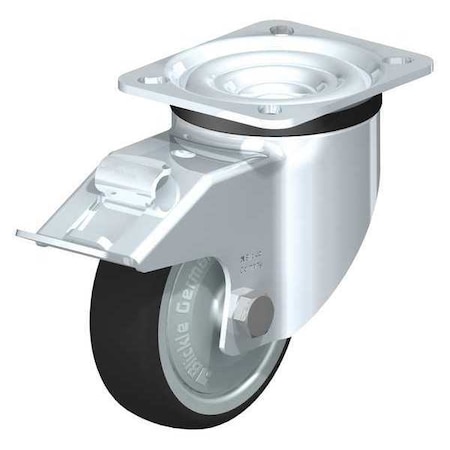Swivel Plate Caster, PU, 4