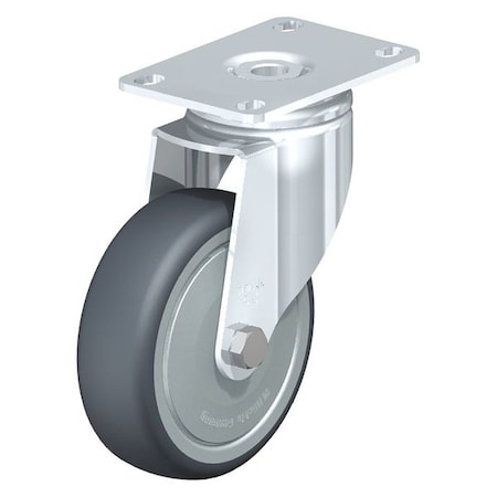 Swivel Plate Caster, TPR, 5