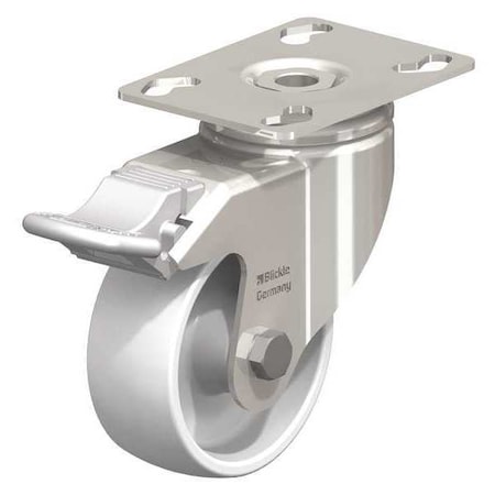 Swivel Plate Caster, Wt Nyln, 3-1/8