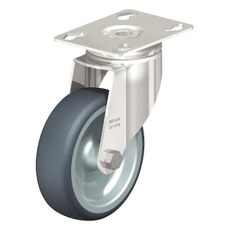 Swivel Plate Caster, TPR, 4