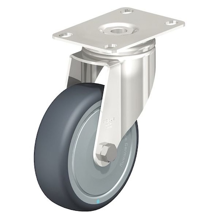 Swivel Plate Caster, TPR, 4