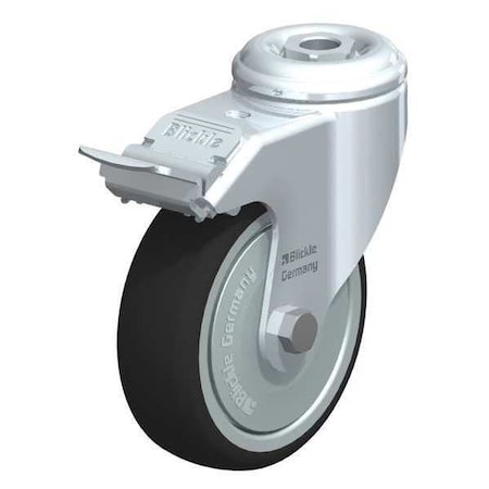 Kingpin Swivel Caster, TPR, 4