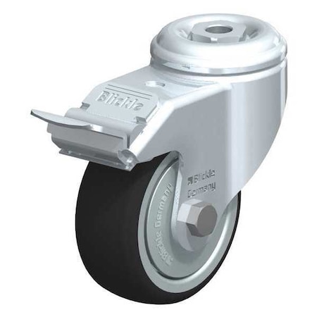 Kingpin Swivel Caster, TPR, 3-1/8