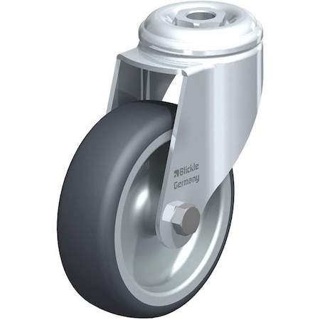 Kingpin Swivel Caster, TPR, 4