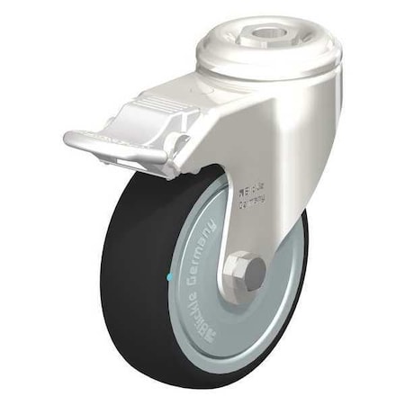 SS, Kingpin Swivel Caster, PU, 4