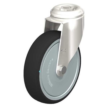 SS, Kingpin Swivel Caster, PU, 5
