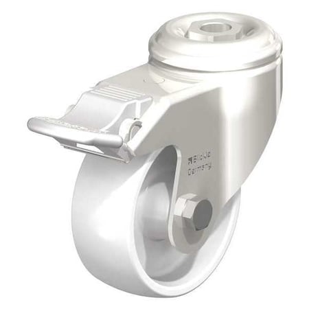SS, Kingpin Swvl Cstr, Wht Nyln, 3-1/8