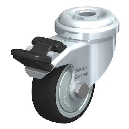 Kingpin Swivel Caster, PU, 3