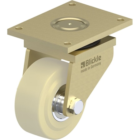 Swvl Plate Caster, Nylon, 7-7/8