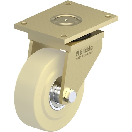 Swvl Plte Caster, Nyln, 9-7/8