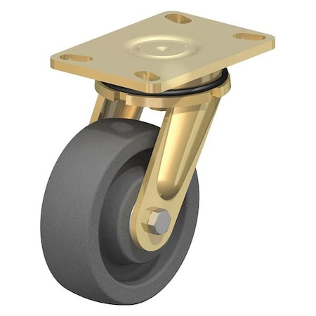 Swivel Plate Caster, Gry Nyln, 6