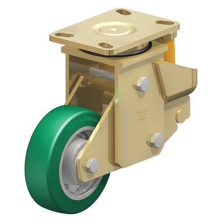 Swivel Plate Caster, PU, 6