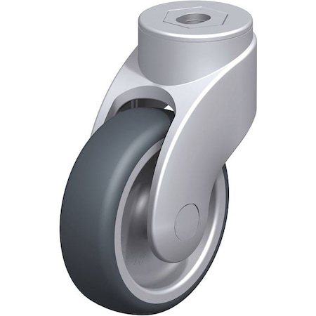 Kingpin Swivel Caster, TPR, 5