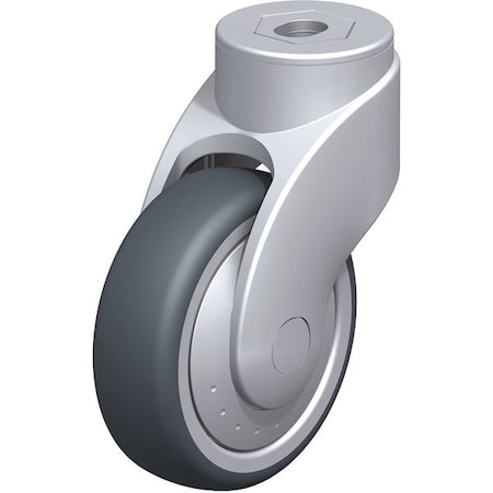 Kingpin Swivel Caster, TPR, 5