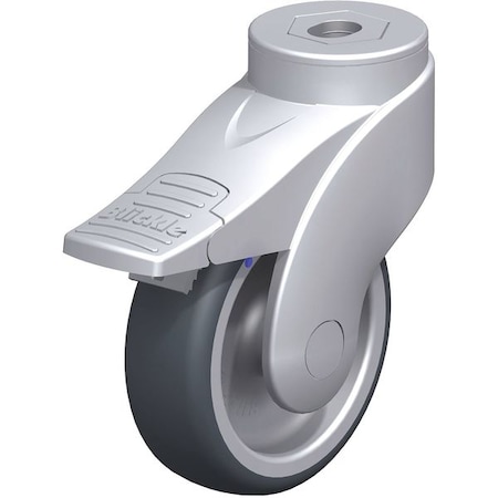 Kingpin Swivel Caster, TPR, 4