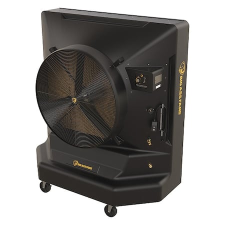Portable Evaporative Cooler, 10, 000 cfm, 3, 600 sq ft, 46 gal, 3/4 hp, Direct MPN:E-400-3601