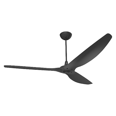 Ceiling Fan, 7 ft Blade Dia, 3 Blades, 7 Speeds, 100/240VAC, Black MPN:B3213-X4-AB-04-02-D-01-G9