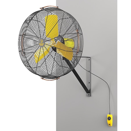 Standard-Duty Industrial Fan, Variable Speeds, Black, Controller, Mount MPN:F-AE1-2401L13S34