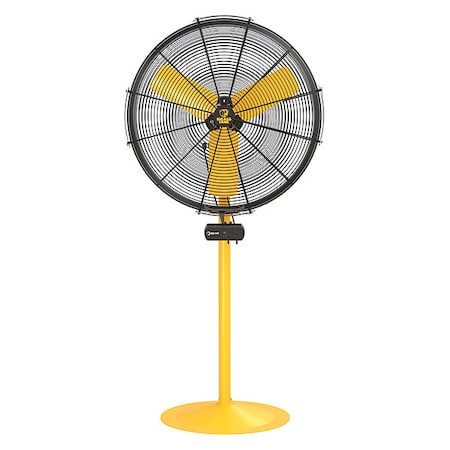 Standard-Duty Industrial Fan, Variable Speeds, Black, Controller, Mount MPN:F-AE1-3001L10S34V56