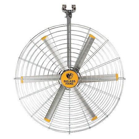 Mounted Fan, Yellow, 72 in Dia MPN:F-PV2-0601S34
