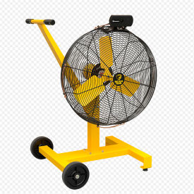 Big Ass Fans AirEye Directional Fan with Pedestal Mount/Low Rider Base with AEOS 24