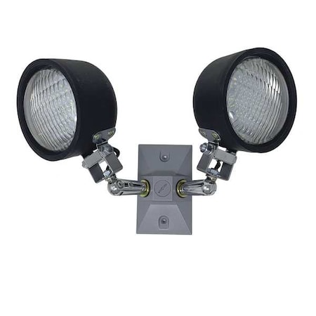 Outdoor/Food Safe Remote Emergency Double Head - High Lumen, 9 in Height, 13 in Width MPN:LS36WPDH6