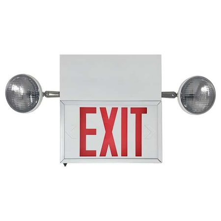 Exit Sign, LED, Red Letter Color, 3 Faces, L2ETXFL2RWW-U MPN:L2ETXFL2RWW-U
