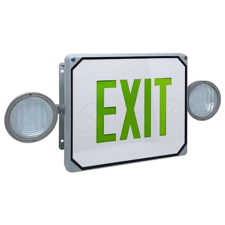 Exit Sign, LED, Green Letter Color, 1 Face, LS2E4XL1GW MPN:LS2E4XL1GW