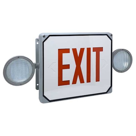 Exit Sign, LED, Red Letter Color, 1 Face, LS2E4XL1RW MPN:LS2E4XL1RW