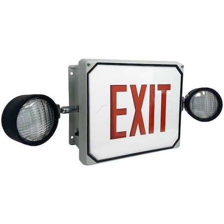 Exit Sign, LED, Red Letter Color, 1 Face, LS2E4XL1RW-FSH MPN:LS2E4XL1RW-FSH