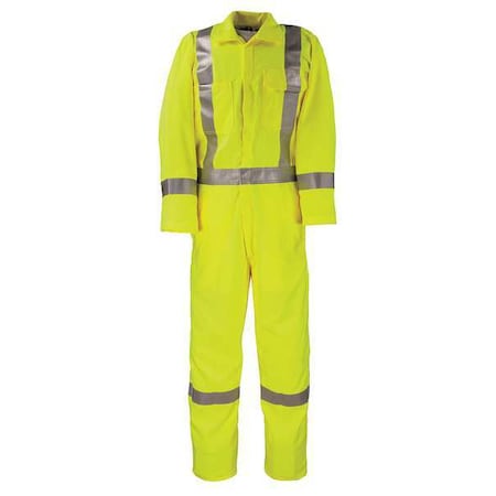 Coverall, 8.9 cal/sq cm ATPV, M, 30 in Inseam, Tencate Tecasafe® Plus MPN:1328TY7-MR-YEL