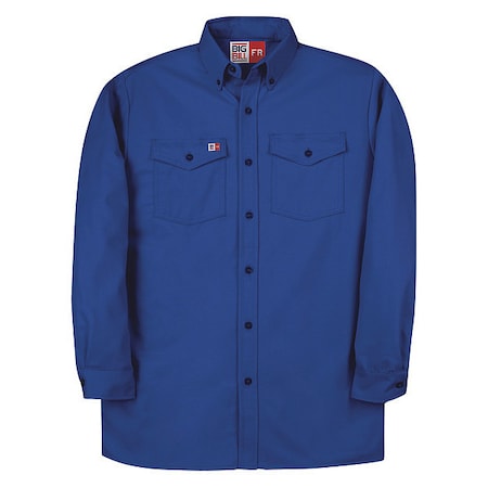 Shirt, Fire-Resistant, Royal Blue MPN:147BDUS7-MR-BLR