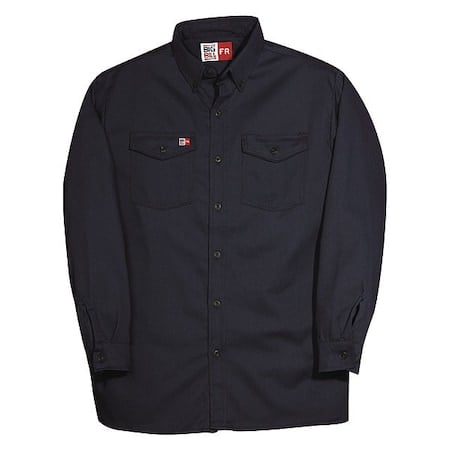 Shirt, Fire-Resistant, Navy MPN:147BDUS7-SR-NAY