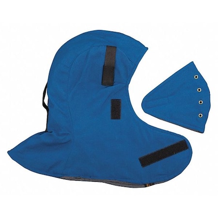 Flame Resistant Hood, 3, 32 cal/sq cm, 6 oz, Royal Blue, One Size MPN:83MOUTH-BLR