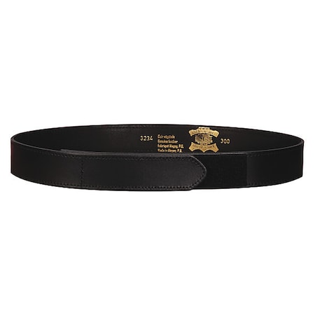 Belt, Leather, Black, Hook and Loop MPN:JA300-52/54-BLK