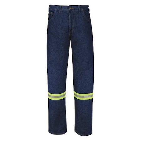 Men's Flame Resistant Pants, 4X-Large, Blue MPN:MO915IN14-52W30LP