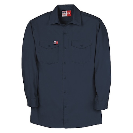 Shirt, Fire-Resistant, Navy MPN:TX231US7-LR-NAY