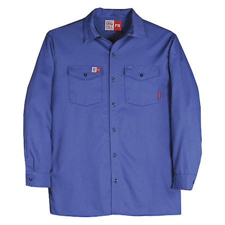 Shirt, Fire-Resistant, Royal Blue MPN:TX231US7-LT-BLR