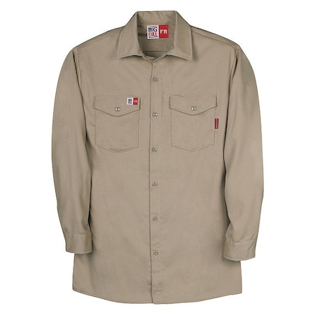 Shirt, Fire-Resistant, Khaki MPN:TX231US7-LT-KAK
