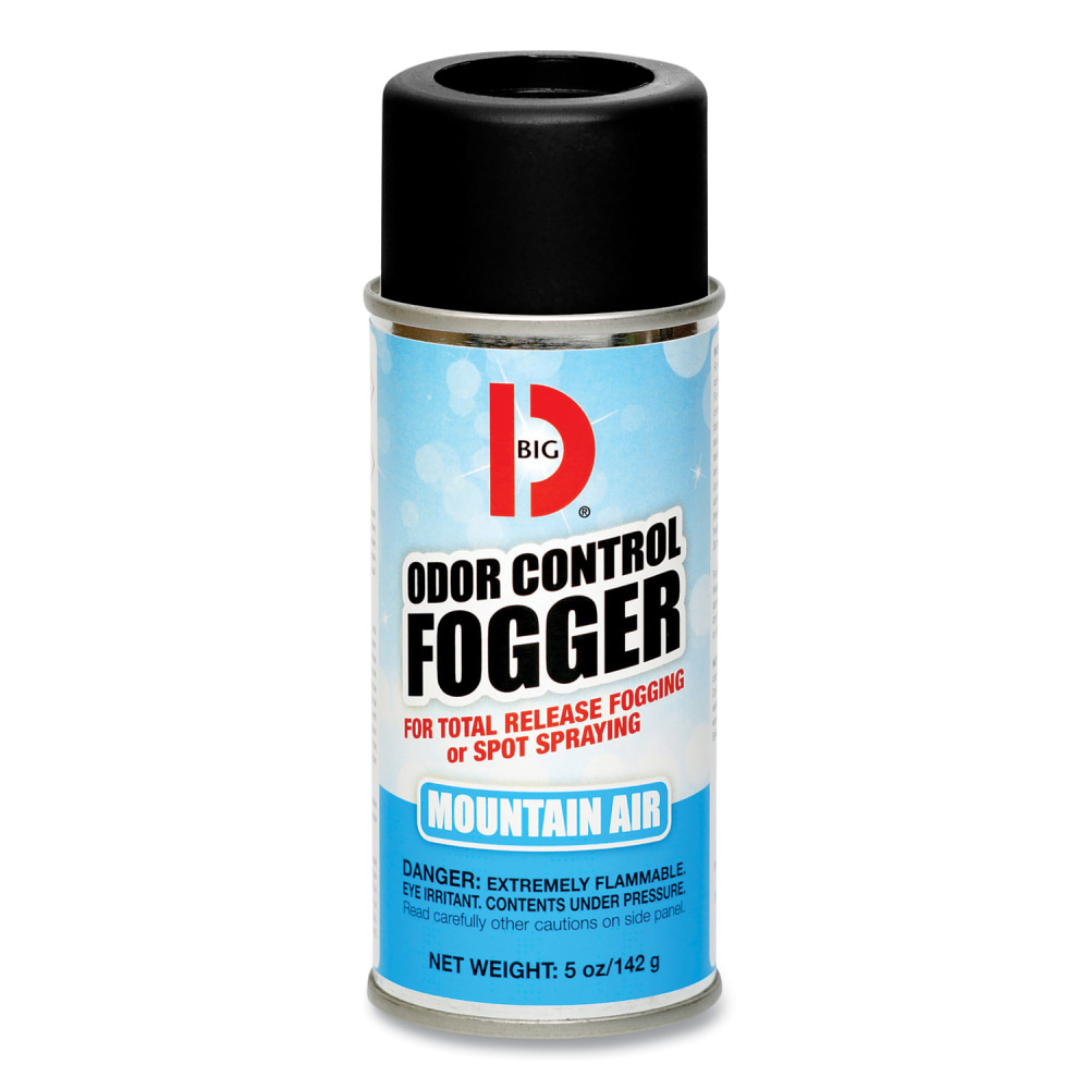 Big D Industries Odor Control Fogger, Mountain Air Scent, 5 oz Aerosol Spray, 12/Carton MPN:034400