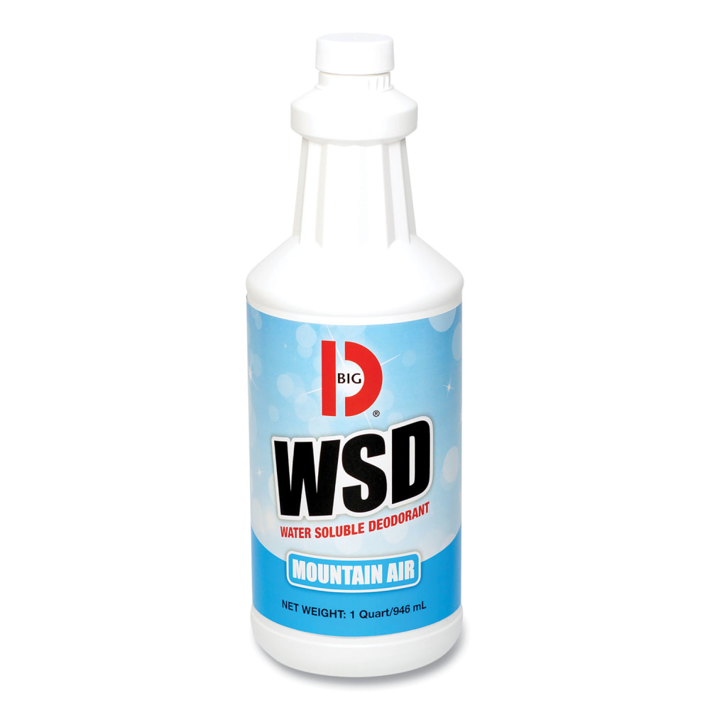 Big D Industries Water-Soluble Deodorant, Mountain Air, 32 oz Bottle, 12/Carton MPN:035800