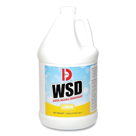 Water-Soluble Deodorant, Lemon Scent, 1 gallon Bottles, PK4 MPN:161800