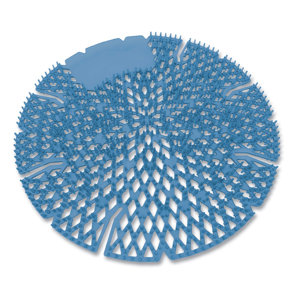 Big D Industries Diamond 3D Urinal Screen, Mountain Air Scent, Blue, 10/Pack, 6 Packs/Carton MPN:062300