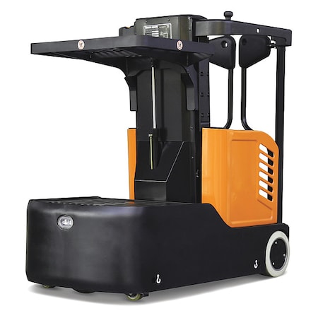 Personnel Lift, Push-Around Drive, 750 lb Load Capacity, 4 ft 6 in Max. Work Height MPN:J0-118