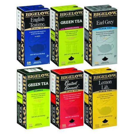 Tea, Assorted, Tea Bag, Caffeinated, Tea, 2 lbs, 168 PK MPN:577