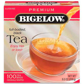 Bigelow® Premium Blend Tea Black Tea Single Cup Bags 100/Box BTC00351